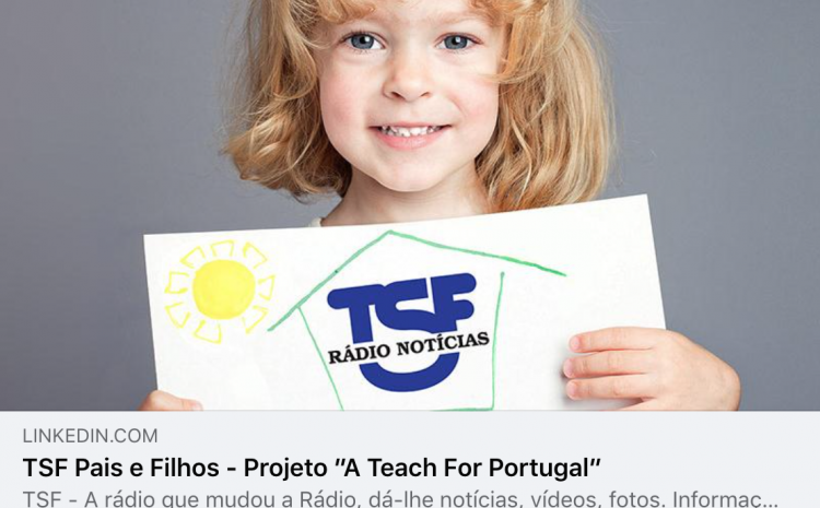  Teach For Portugal no programa da TSF “Pais e Filhos”